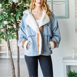 Oli&hali Sherpa denim jacket